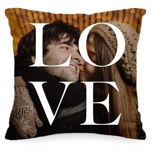 Подушка с Вашим фото LOVE