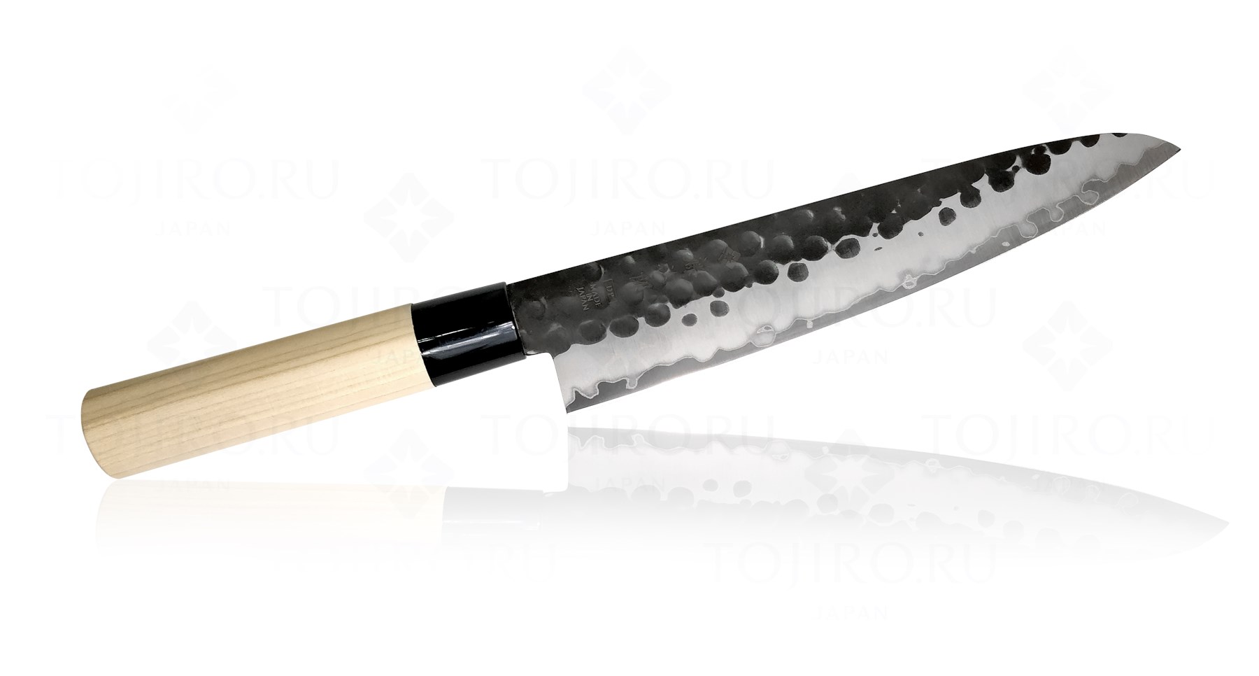 Нож Шеф TOJIRO - Hammered Finish F-1115 21 см