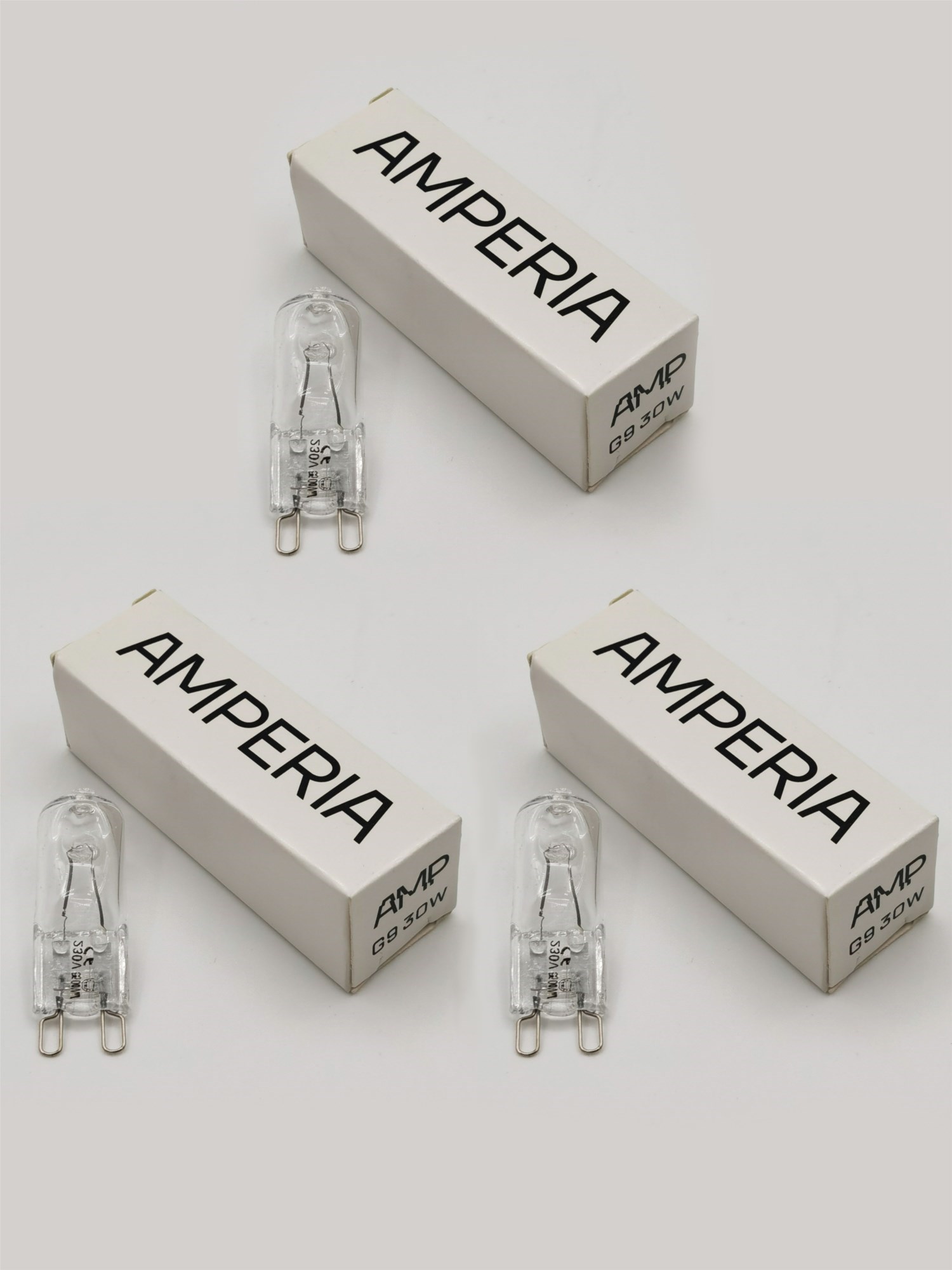 Комплект из 3-х лампочек для лава-лампы Amperia 30w (G9)