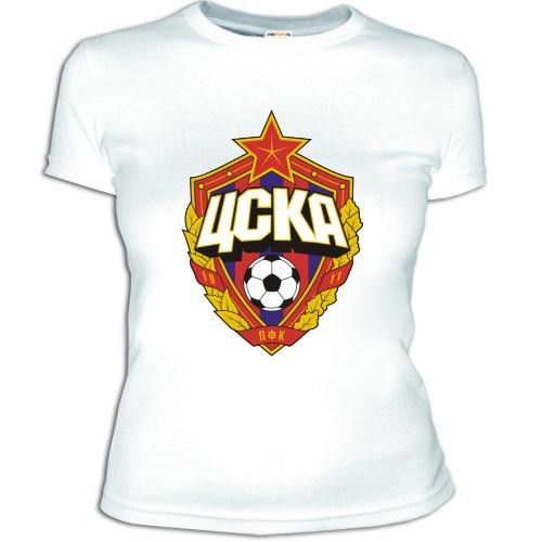 Женская футболка ПФК ЦСКА