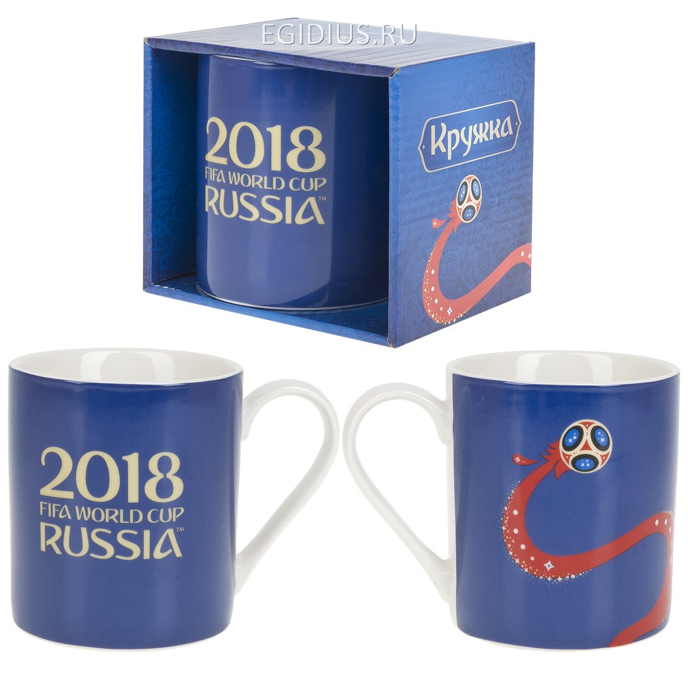 Фарфоровая кружка Чемпионат Мира FIFA 2018, 480 мл
