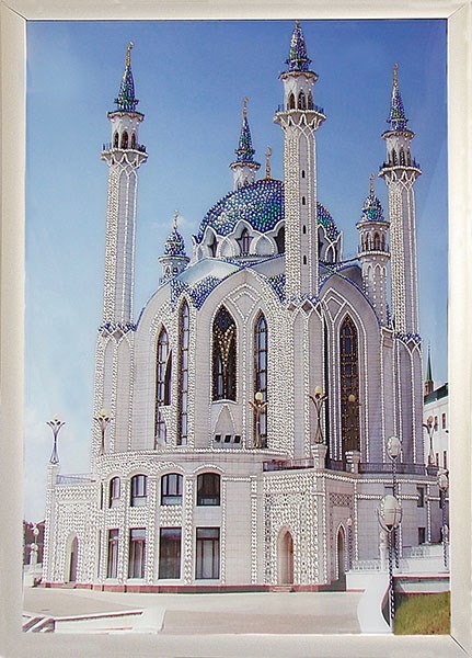 Картина с кристаллами Сваровски Мечеть Кул-Шариф большая