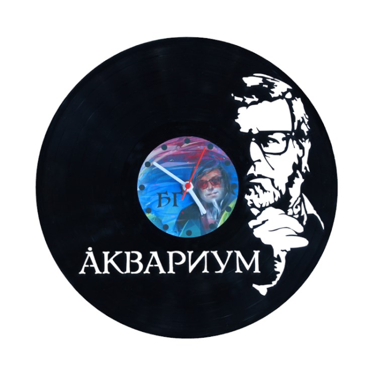 Часы-пластинка Аквариум