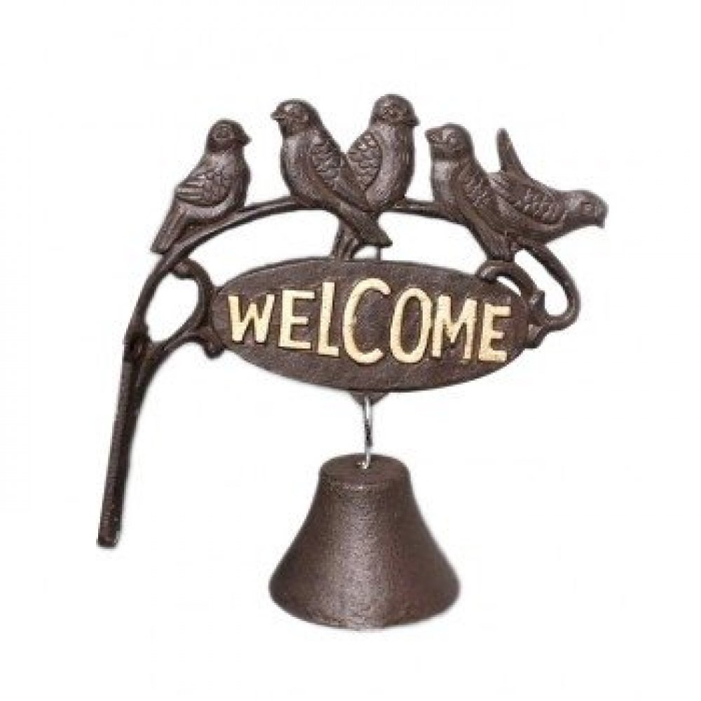 Дверной настенный колокольчик Welcome