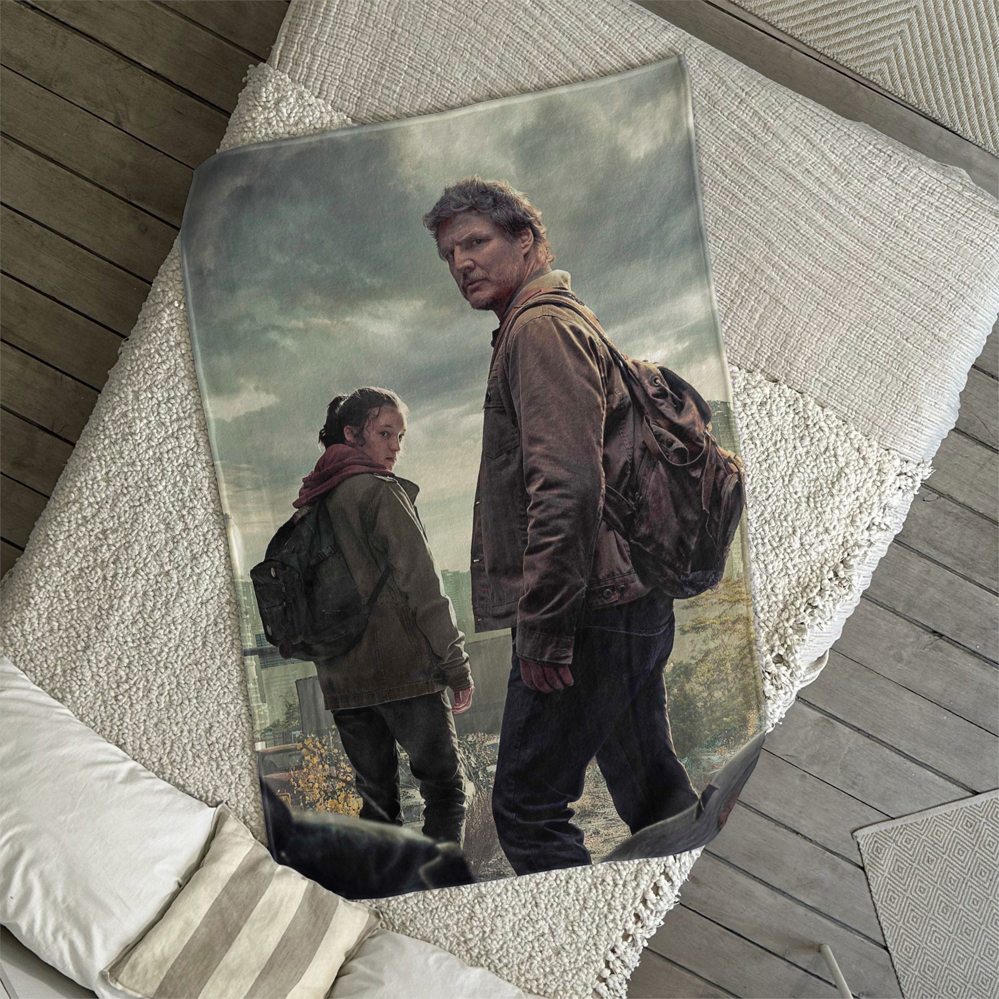 Плед с принтом The Last of Us, 110x150 см