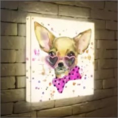 Уникальный 3D-светильник на стену