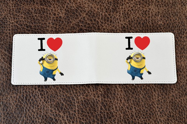 Визитница из кожи Love Minyon, FELIZ