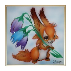 Картина из кристаллов сваровски Самой самой