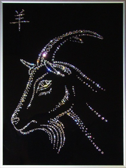 Картина Swarovski Символ года Коза