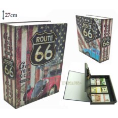 Книга сейф с кодовым замком Route66