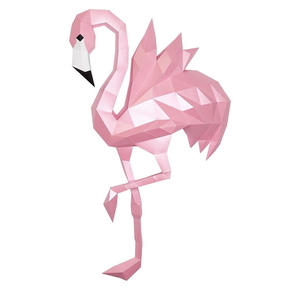 3D-модель Paperraz ФЛАМИНГО ИНГА на стену