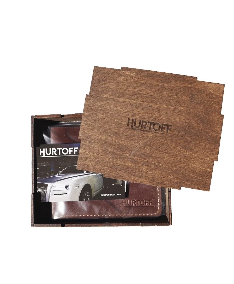 Кошелёк HURTOFF (Коричневый пулап винтаж)