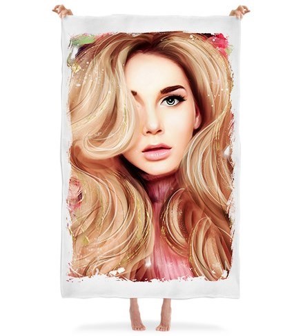 Плед с портретом по вашему фото Fashion art