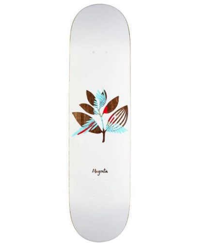 Дека для скейтборда Magenta Parrot White 8