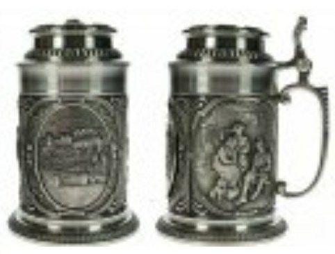 Подарочная пивная кружка из олова Heidelberg