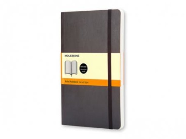 Записная книжка в линейку Moleskine Classic (цвет — черный)
