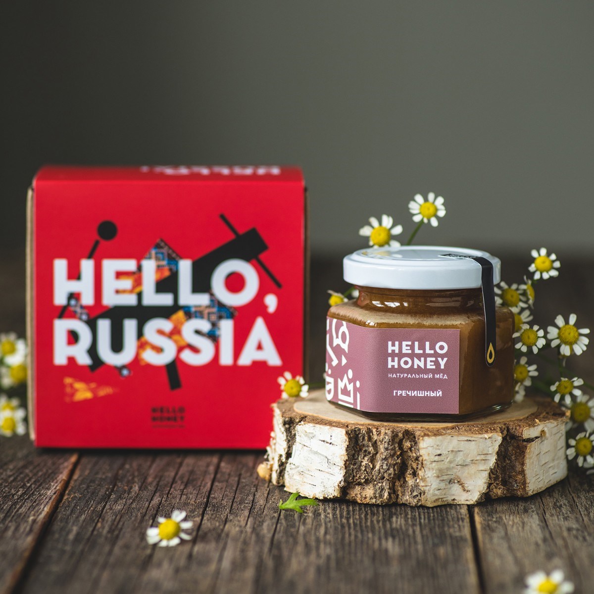 Подарочный набор мёда Hello, Russia!