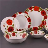 Столовый сервиз на 6 персон "Маки"