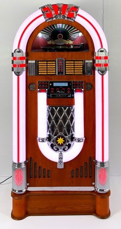 Музыкальный автомат в стиле ретро Ricatech Brown Jukebox