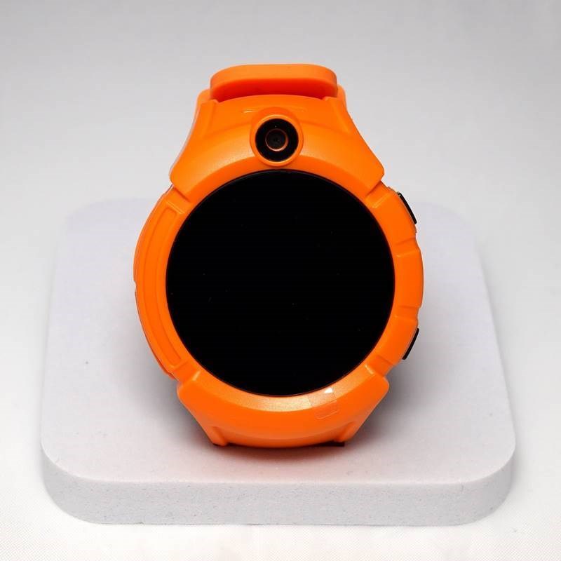 Оранжевые детские часы с GPS Smart Baby Watch Q360