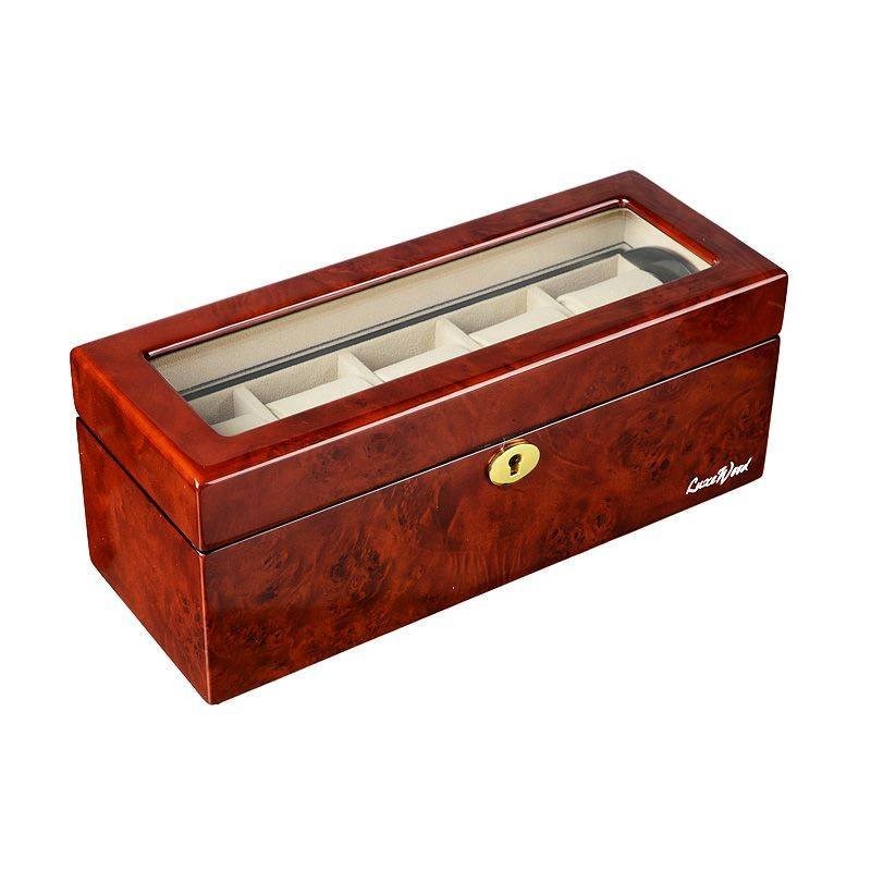 Шкатулка для хранения 5 часов Luxewood LW801-5-3