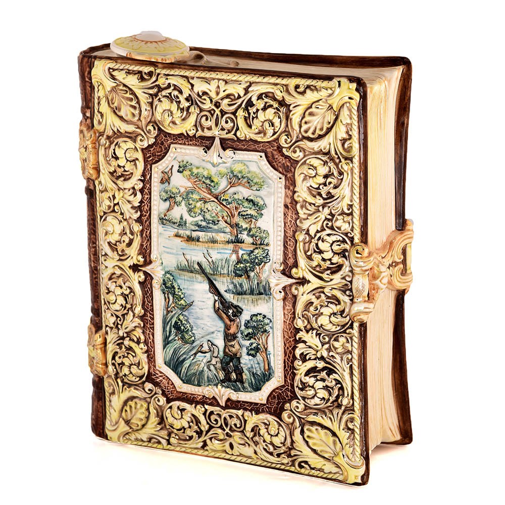 Штоф Книга (цветная с золотом)