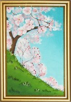 Картина из кристаллов Сваровски Сакура