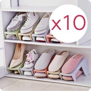 Комплект их 10 подставок для обуви на одну пару