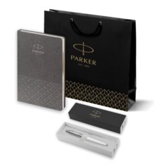 Подарочный набор Parker: Шариковая Ручка Parker Jotter K60: White и Ежедневник R0031110_5102930