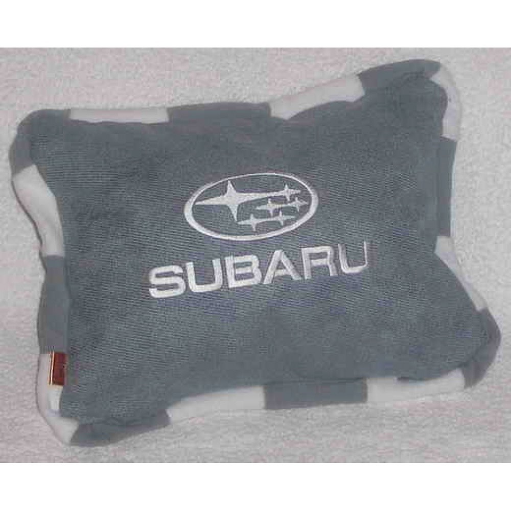 Серая подушка с кантом Subaru