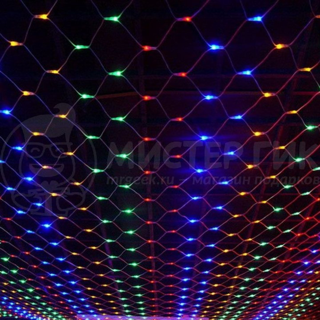 Светодиодная LED гирлянда Сетка (2х2 м)