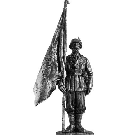 Офицер-знаменосец стрелков. Италия, 1943-45 гг.