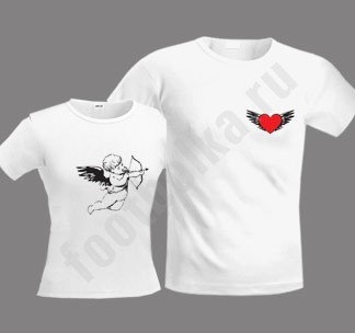 Футболки парные In love