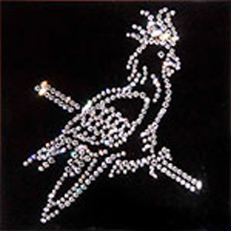 Картина с кристаллами Swarovski Попугай