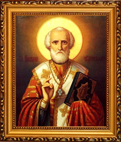 Икона на холсте Николай Угодник (Чудотворец)