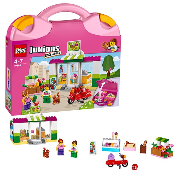 Конструктор - LEGO Juniors Чемоданчик-Супермаркет