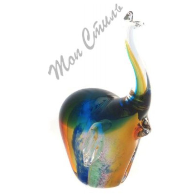Фигурки из стекла Art Glass Слоненок 11х18,5 см