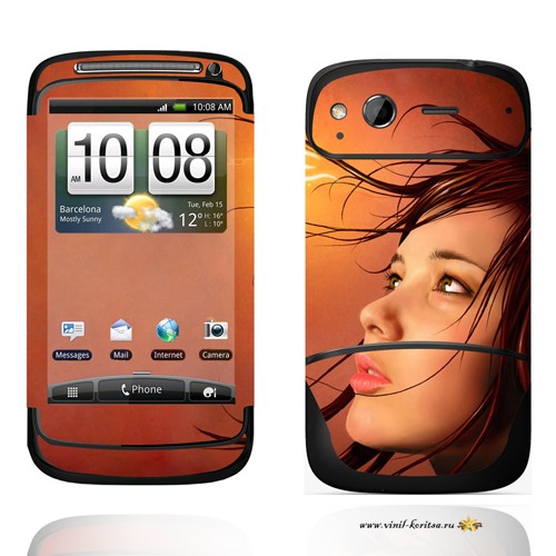 Наклейка Винил с корицей (HTC Desire S)