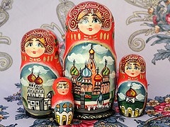 Набор матрешек Москва