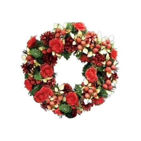 Новогодний венок ёлочный