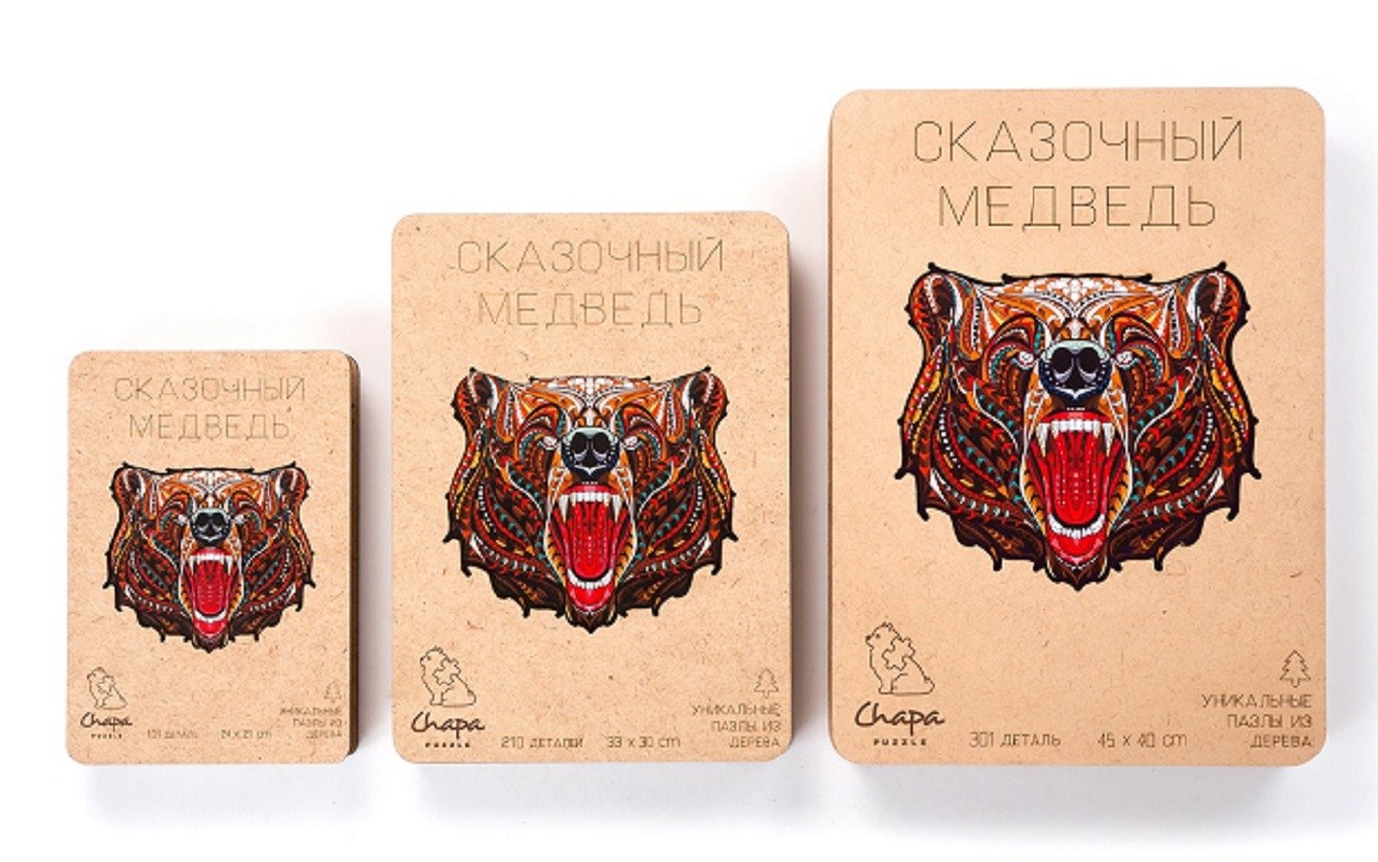 Пазл «Сказочный медведь» размер XL, 301 детали