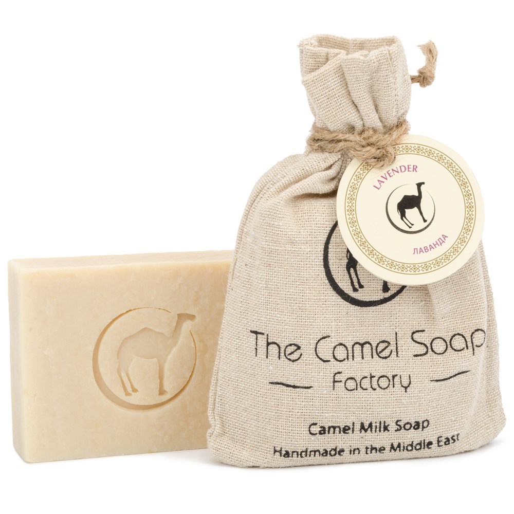 Мыло из верблюжьего молока Лаванда The Camel Soap Factory