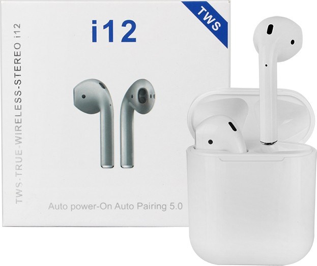 Беспроводные наушники i12 TWS Bluetooth 5.0