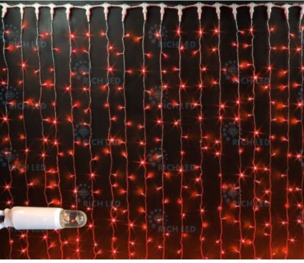 Светодиодный занавес Rich Led RL-C2*3F-CW/R