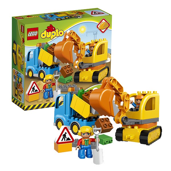 Конструктор Lego Duplo Грузовик и гусеничный экскаватор