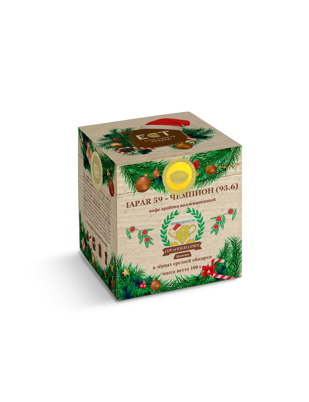 CHRISTMAS COLLECTION | Кофе IAPAR 59 | Шкатулка | 100g | Новогодний подарок