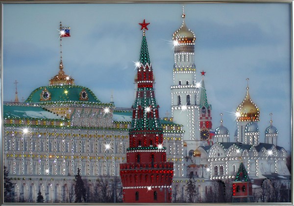 Картина с кристаллами Сваровски Дом правительства