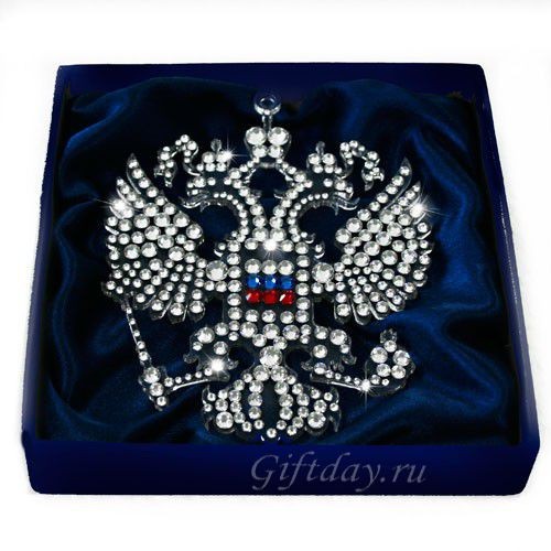 Фигурка с кристаллами Сваровски Двуглавый орел