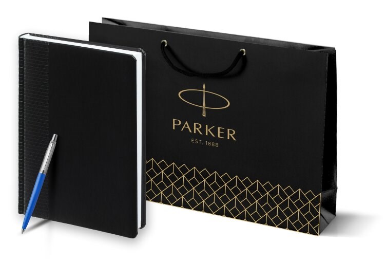Подарочный набор Parker: шариковая ручка Parker Jotter ORIGINALS BLUE CT и ежедневник 207_2645306052