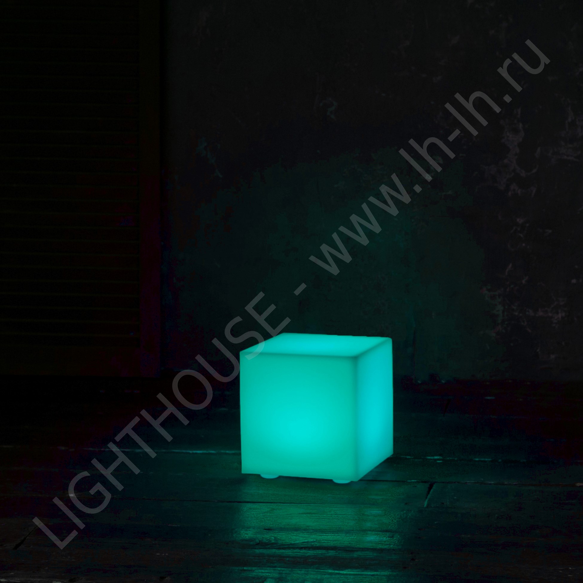 Светящийся LED куб Cube, 20 см 220V RGB (цветомузыкальный)